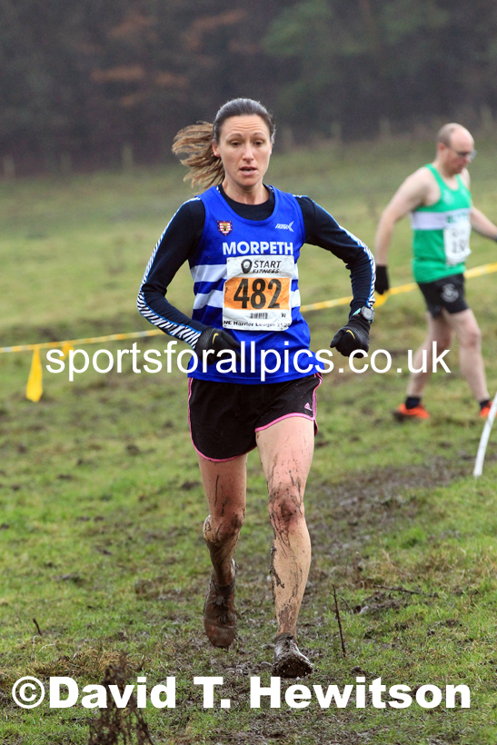 Senior womens 2022 North Eastern Harrier League, Thornley Farm, Peterlee, County Durham. Photo: David T. Hewitson/Sports for All Pics